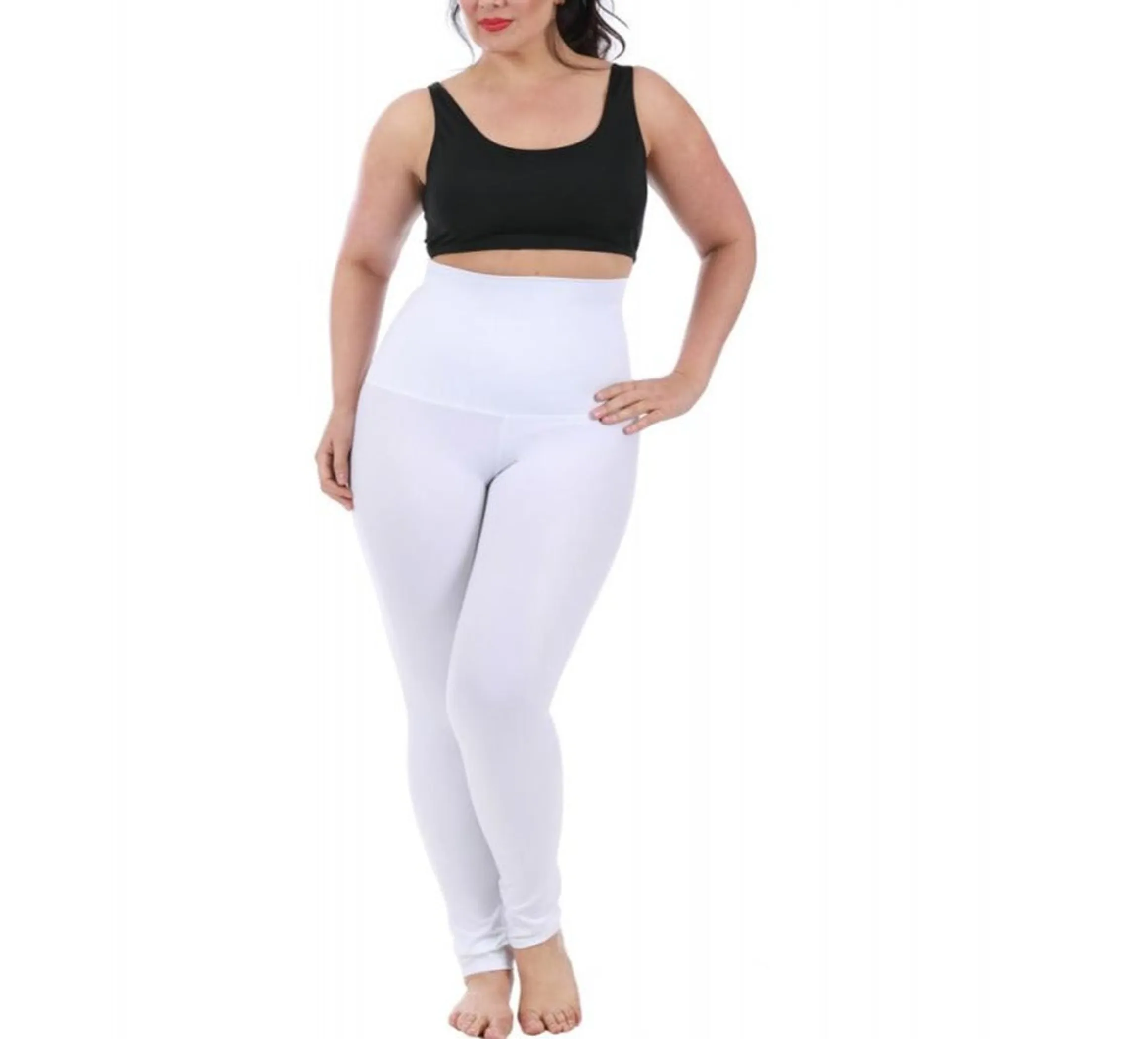 InstantFigure Curvy Hi-Waist Compression Leggings - Pack Of: 1