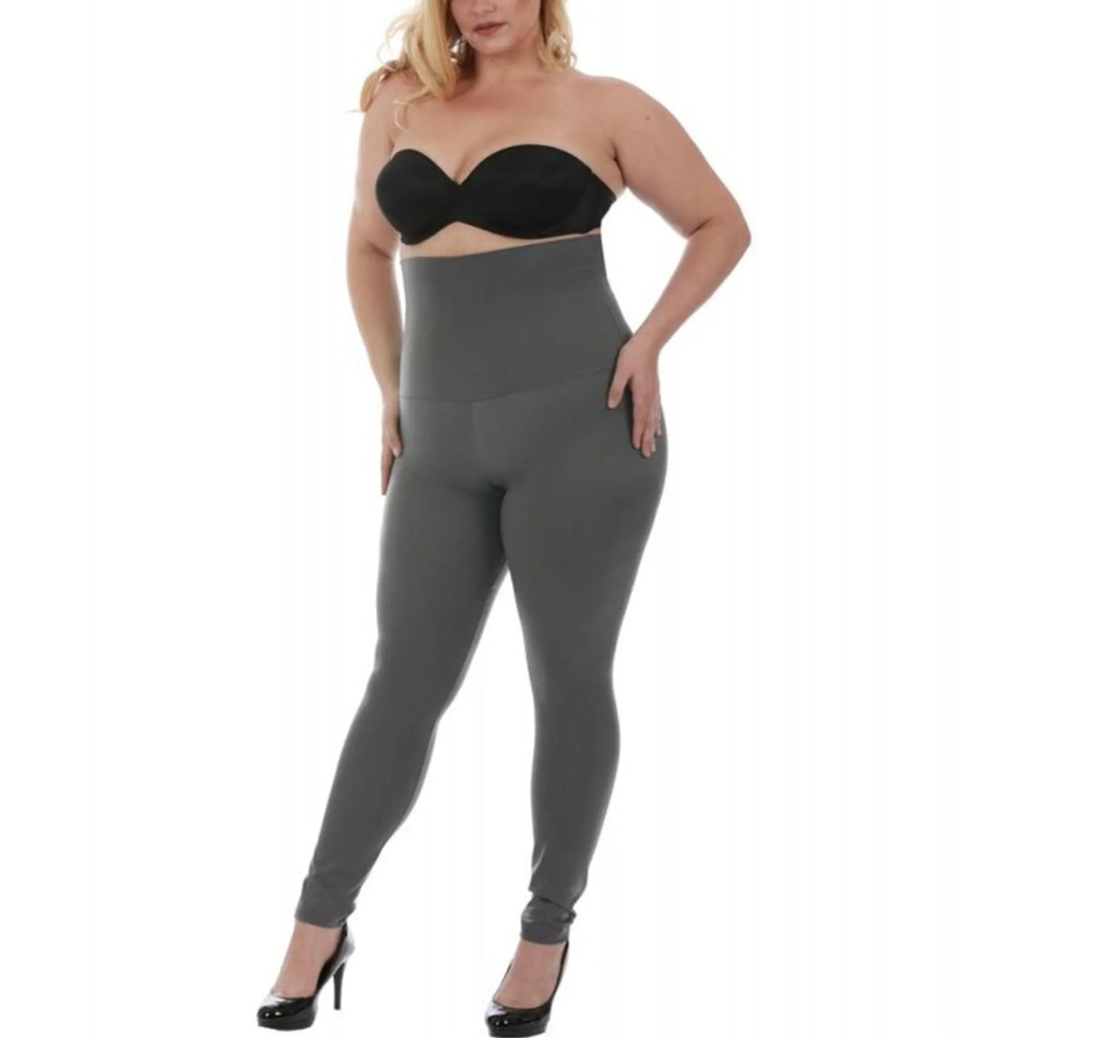 InstantFigure Curvy Hi-Waist Compression Leggings - Pack Of: 1