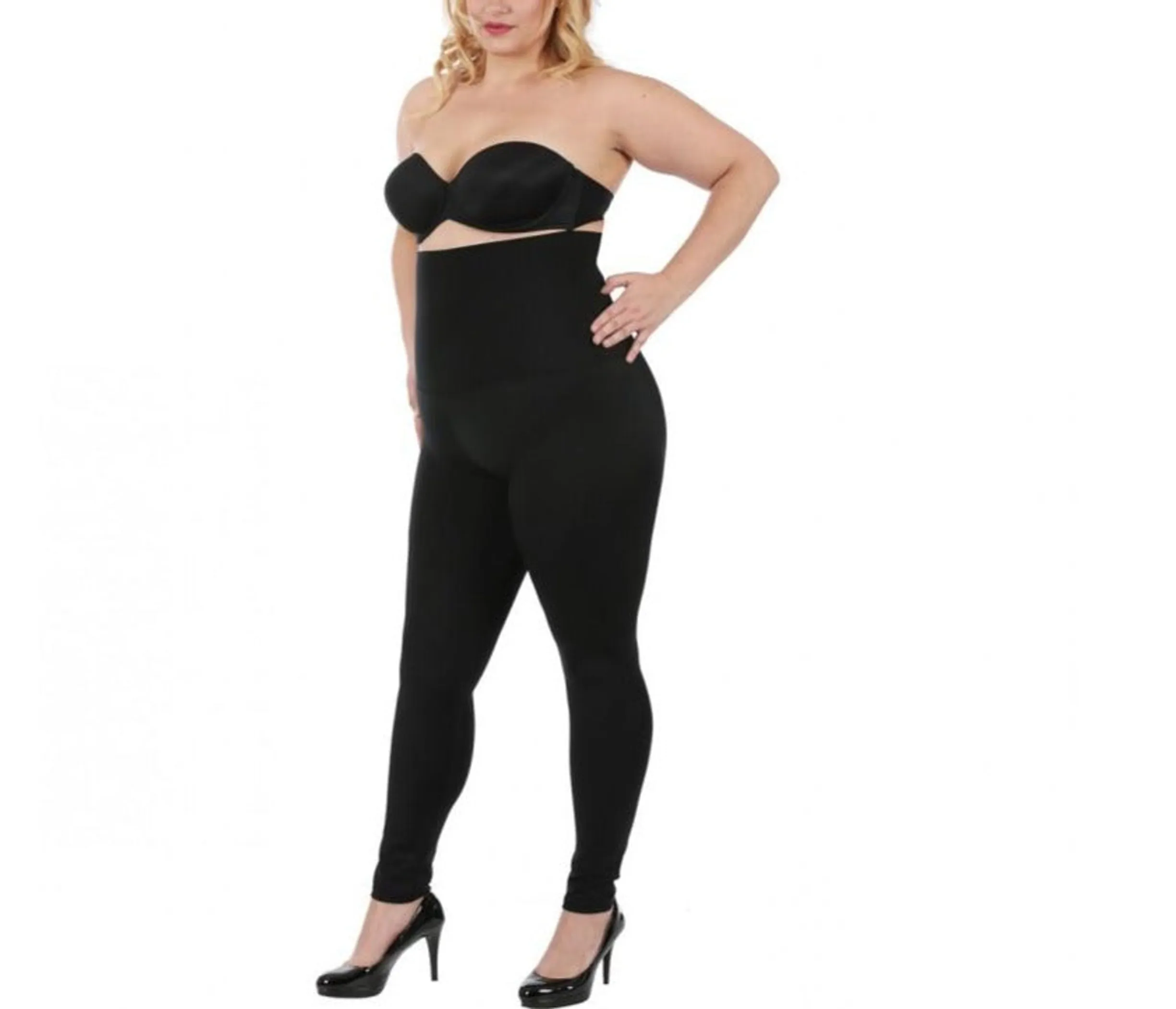 InstantFigure Curvy Hi-Waist Compression Leggings - Pack Of: 1