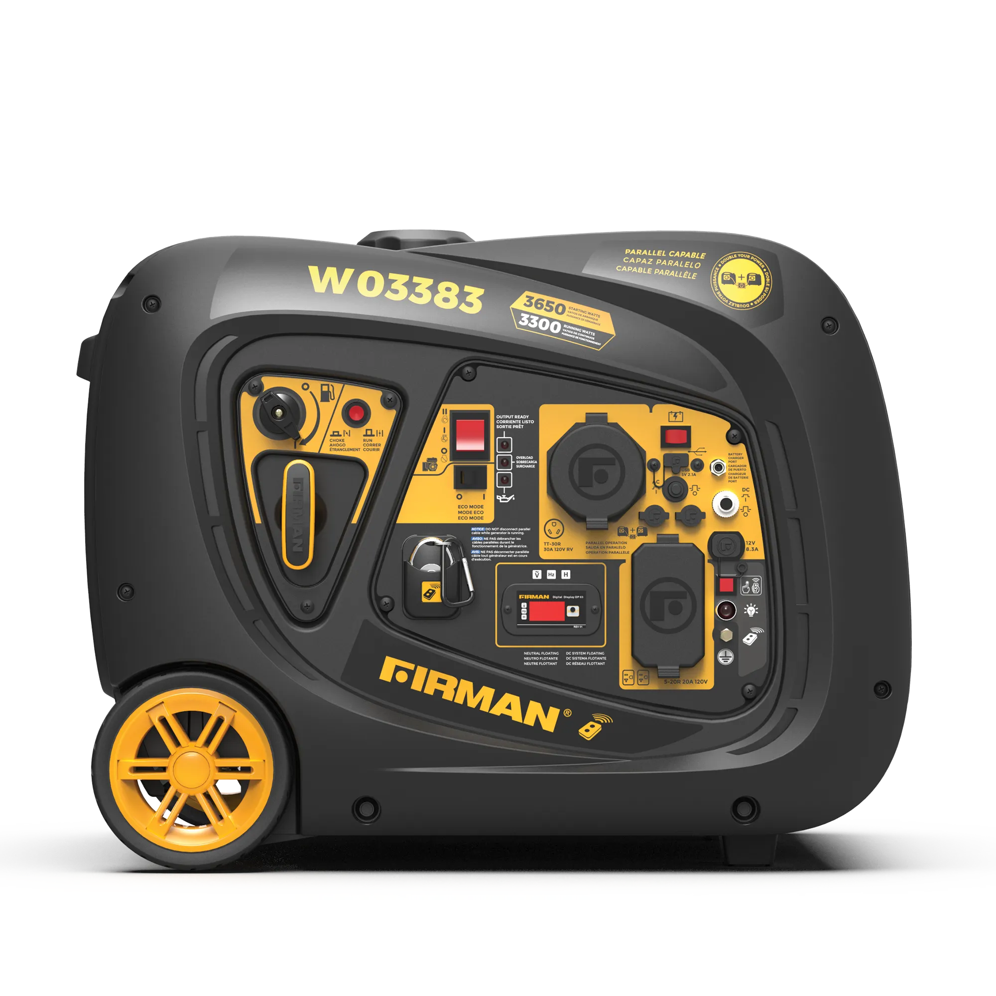 Inverter Portable Generator 3650W Remote Start