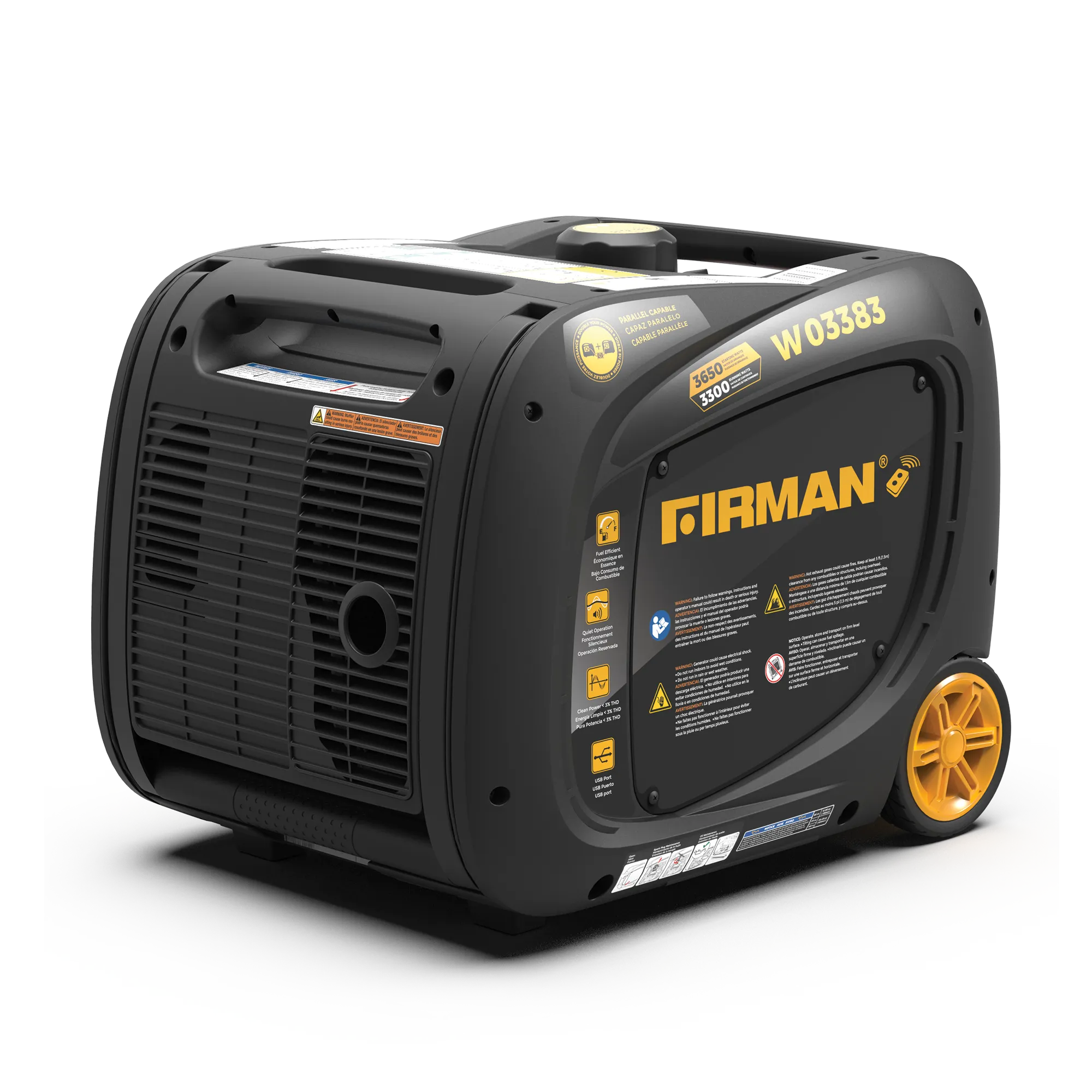 Inverter Portable Generator 3650W Remote Start