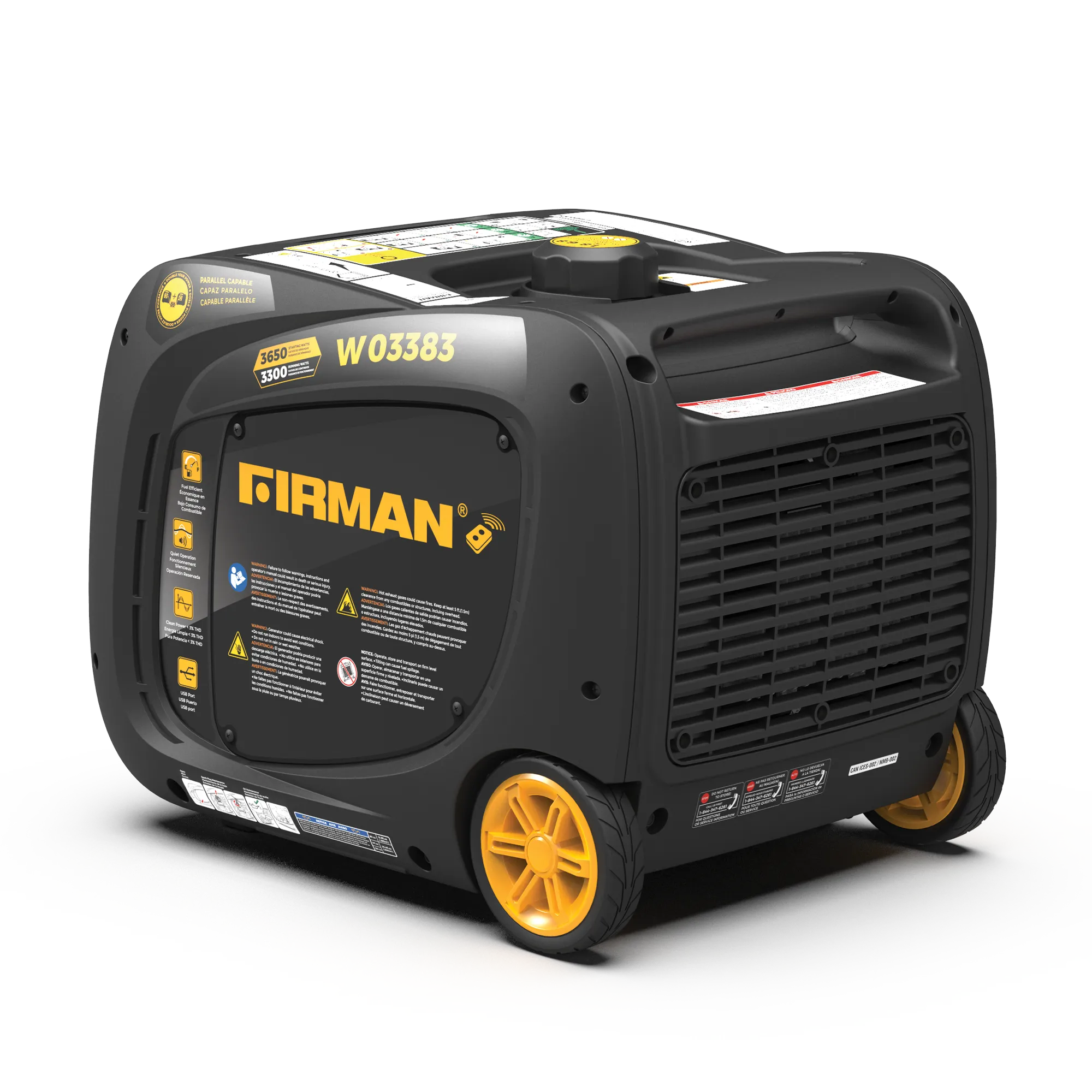 Inverter Portable Generator 3650W Remote Start