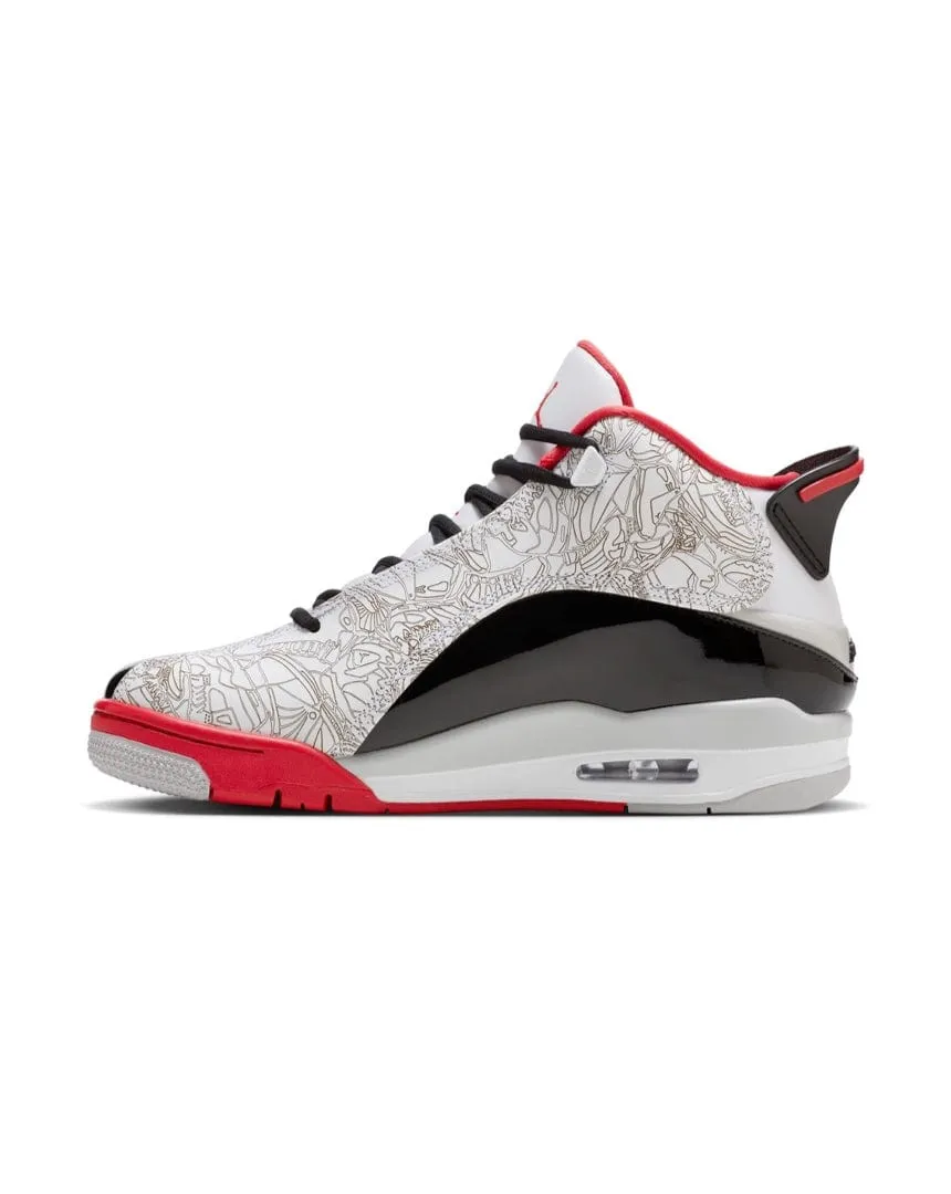 Jordan Dub Zero - White / Black / Neutral Grey / True Red