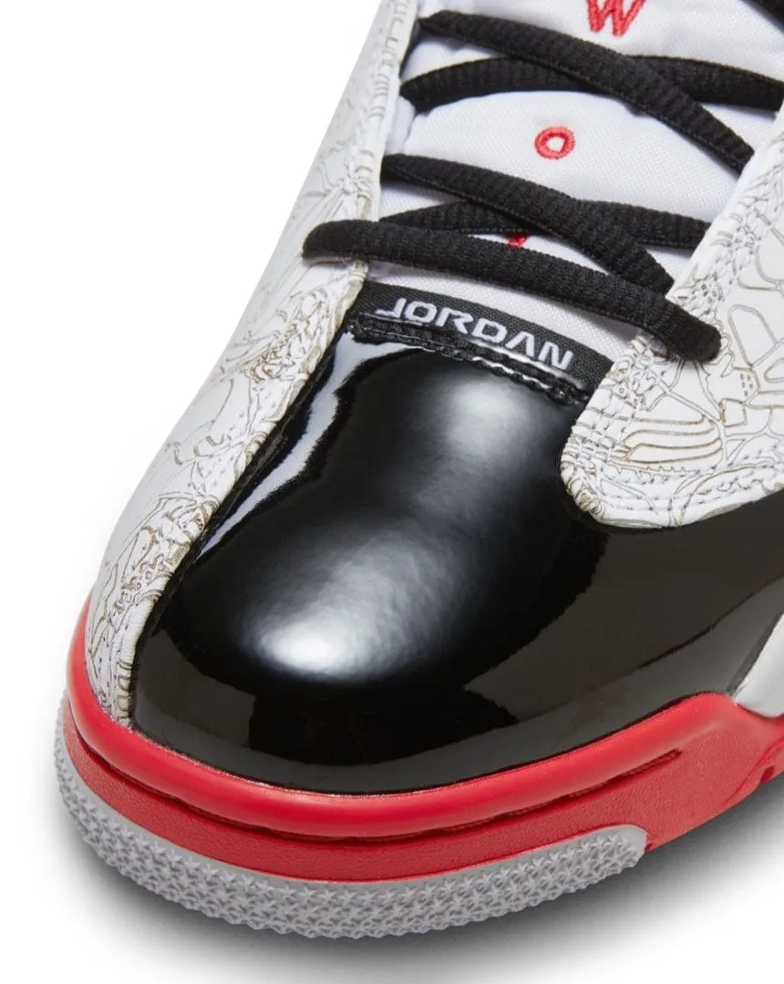 Jordan Dub Zero - White / Black / Neutral Grey / True Red