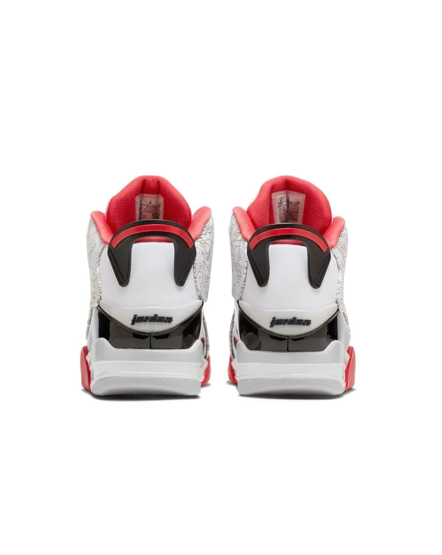 Jordan Dub Zero - White / Black / Neutral Grey / True Red