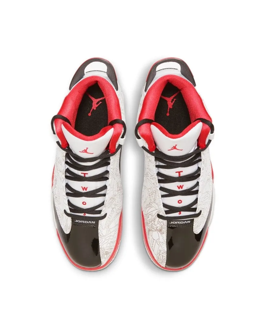 Jordan Dub Zero - White / Black / Neutral Grey / True Red