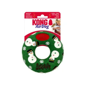 KONG Holiday AirDog Squeaker Donut - Medium