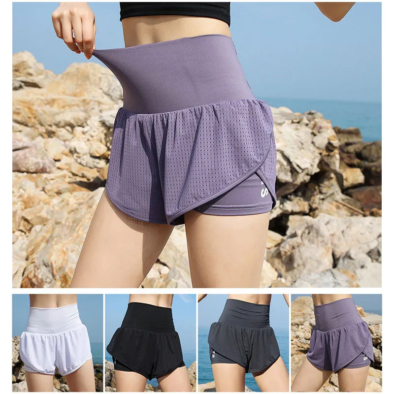 Ladies quick-drying fitness shorts