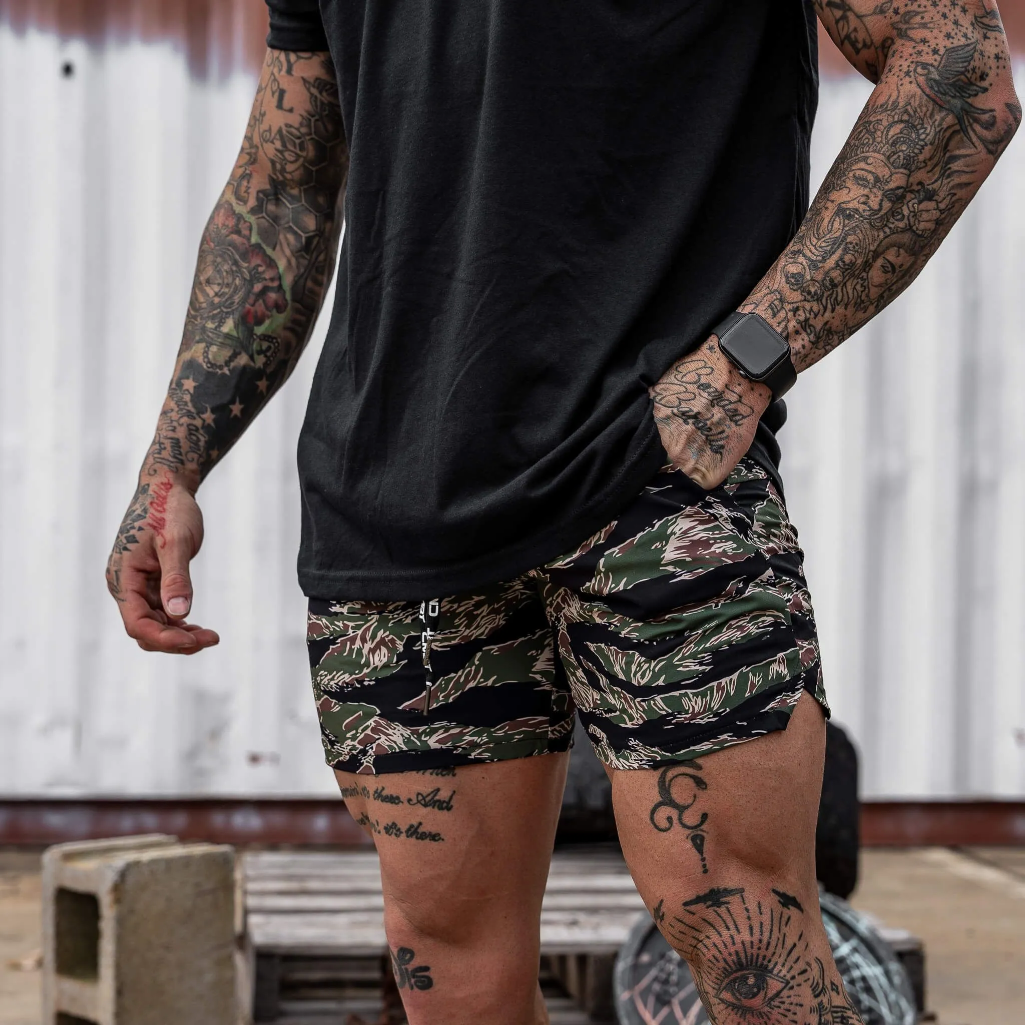 Men's Hybrid Athletic Shorts | 5" Inseam