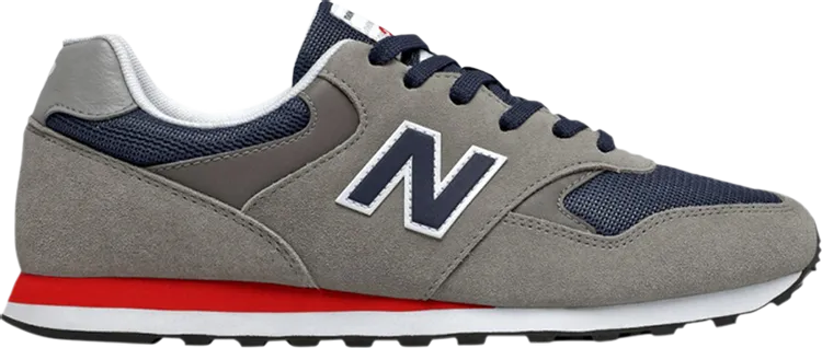 New Balance 393 'Grey Navy' sneakers, gray