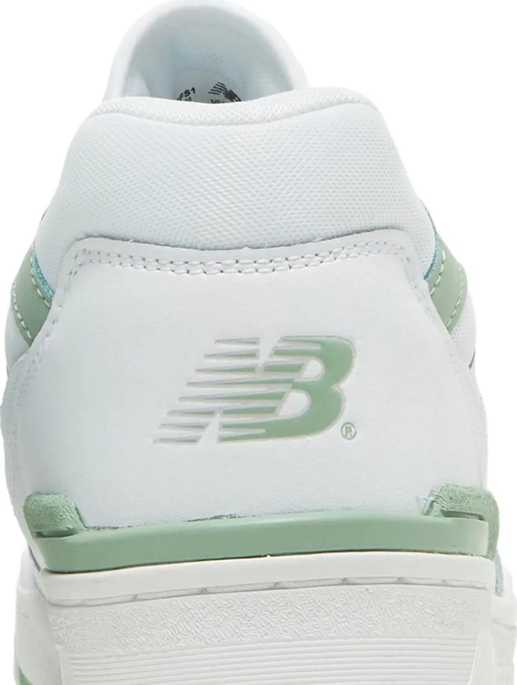 New Balance 550 'White Mint Green' sneakers, white