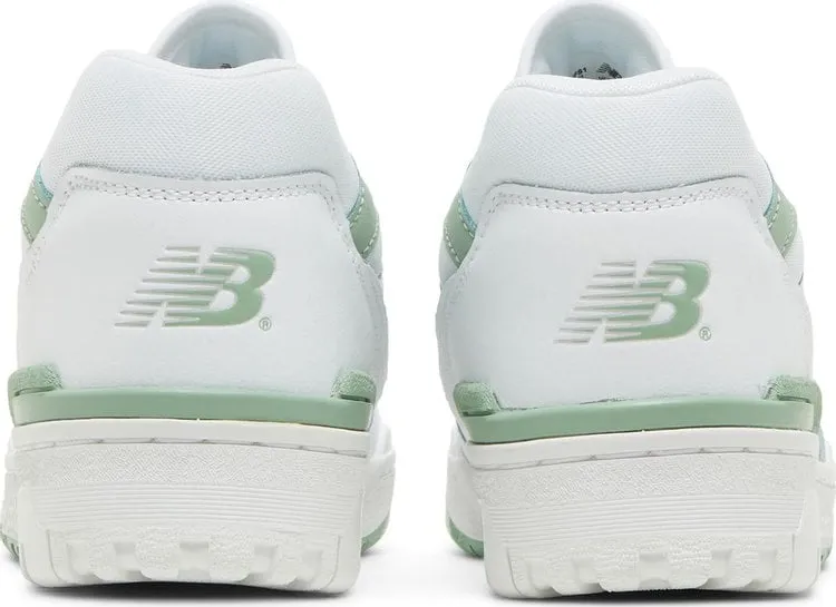 New Balance 550 'White Mint Green' sneakers, white