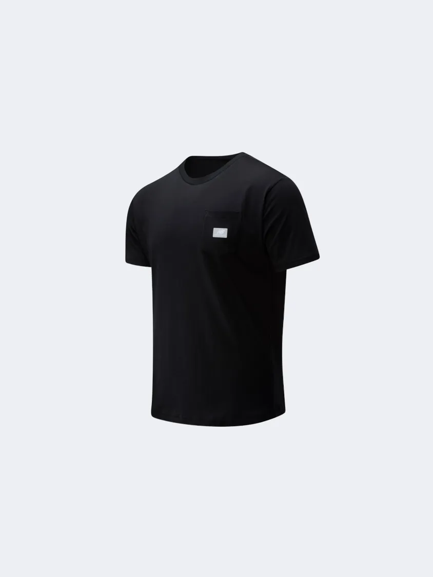 New Balance Athletics Men Lifestyle T-Shirt Black