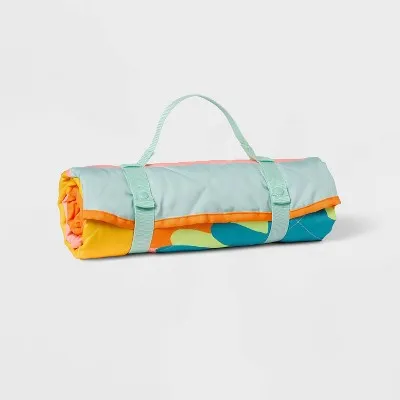 Open Box - Retro Palm Picnic Blanket - Sun Squad