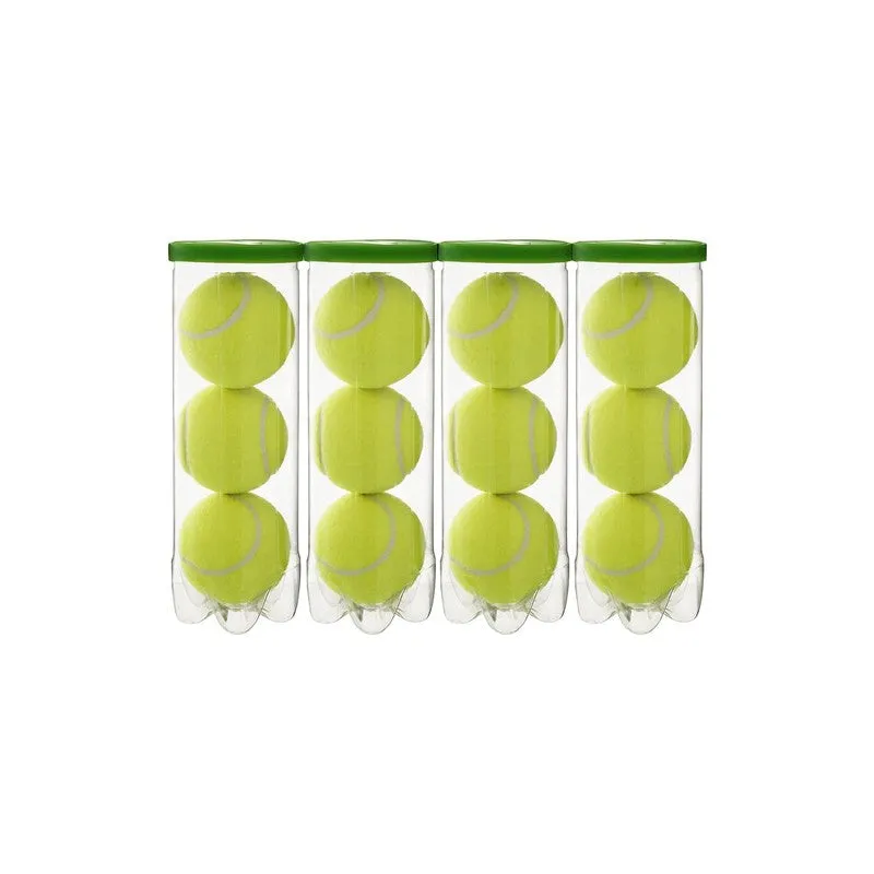 Prince Play Stay 1 ITF & USTA Approved Low Compression Tennis Ball - Pack of 12 (Yellow)