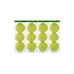 Prince Play Stay 1 ITF & USTA Approved Low Compression Tennis Ball - Pack of 12 (Yellow)