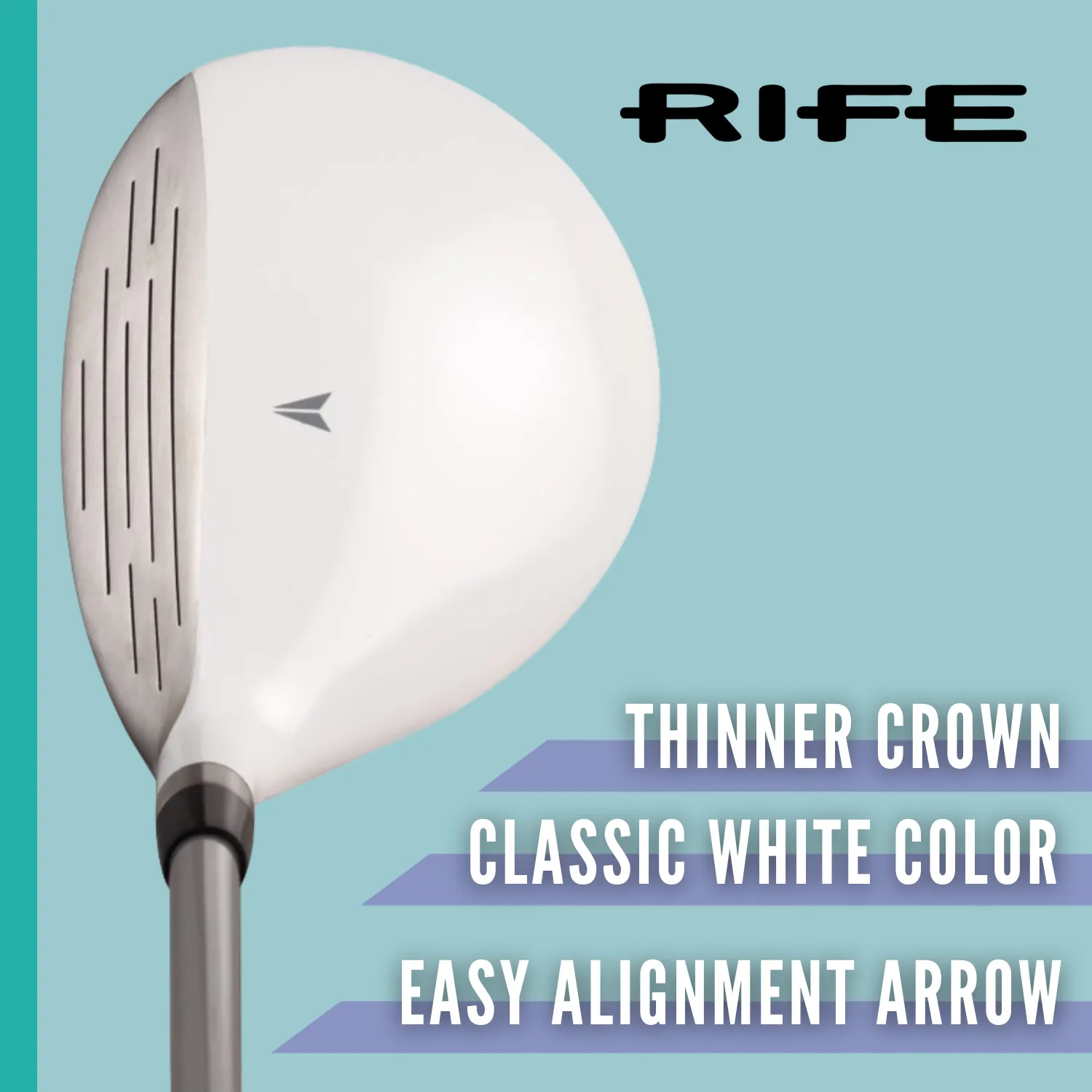 Rife Golf 812s New Offset #7   #9 Lady Fairway Metal Wood RH Clubs Set Premium Ultra Forgiving Ladies Flex Graphite Shaft with Tour Velvet Grip   Headcovers