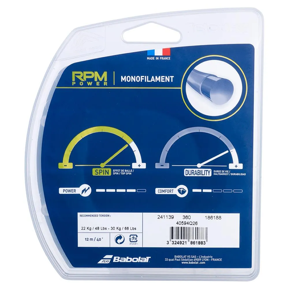 RPM Power Tennis String Blue