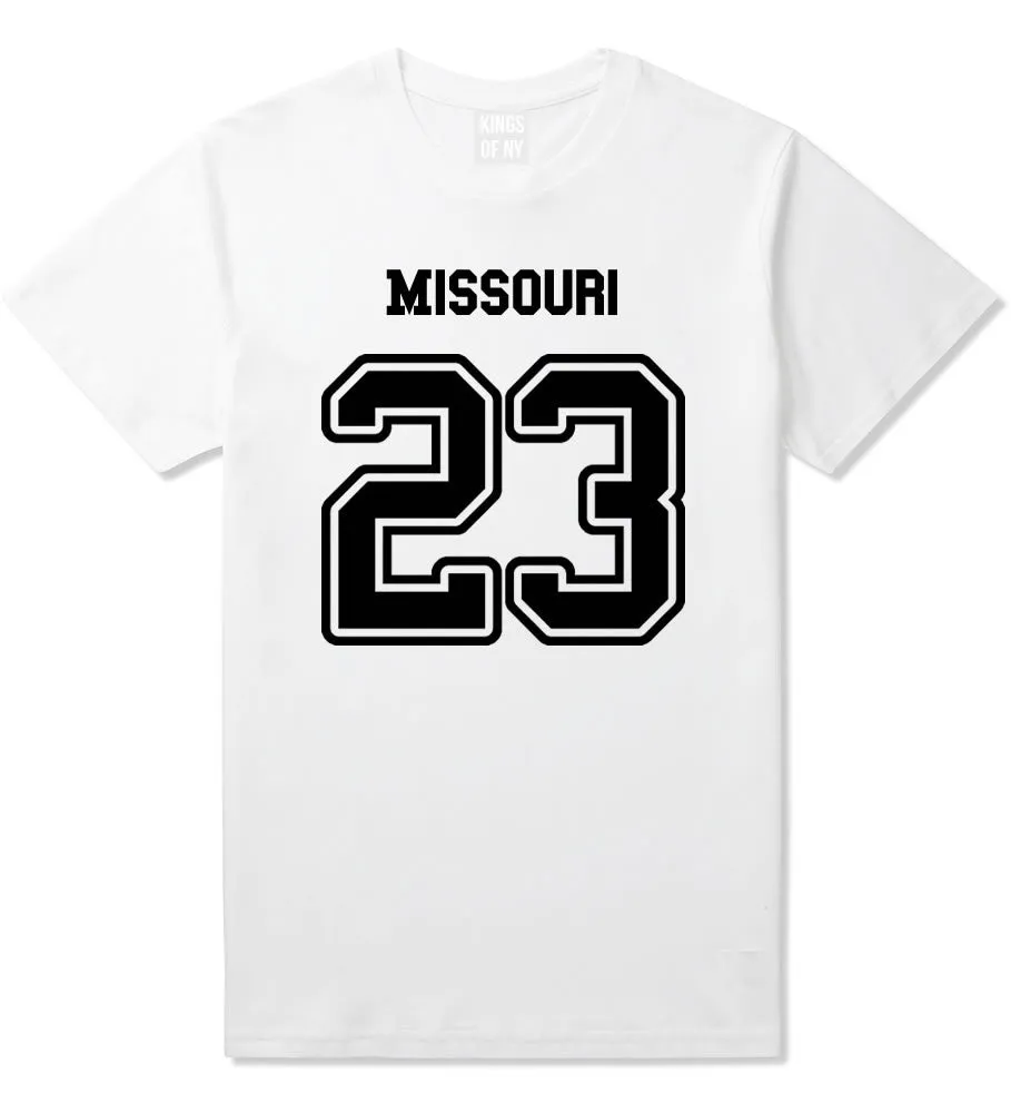 Sport Style Missouri 23 Team State Jersey Mens T-Shirt