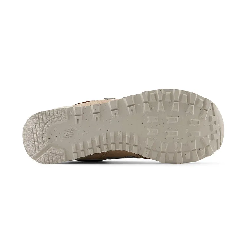 Women's 574 Flat Taupe/Rich Oak