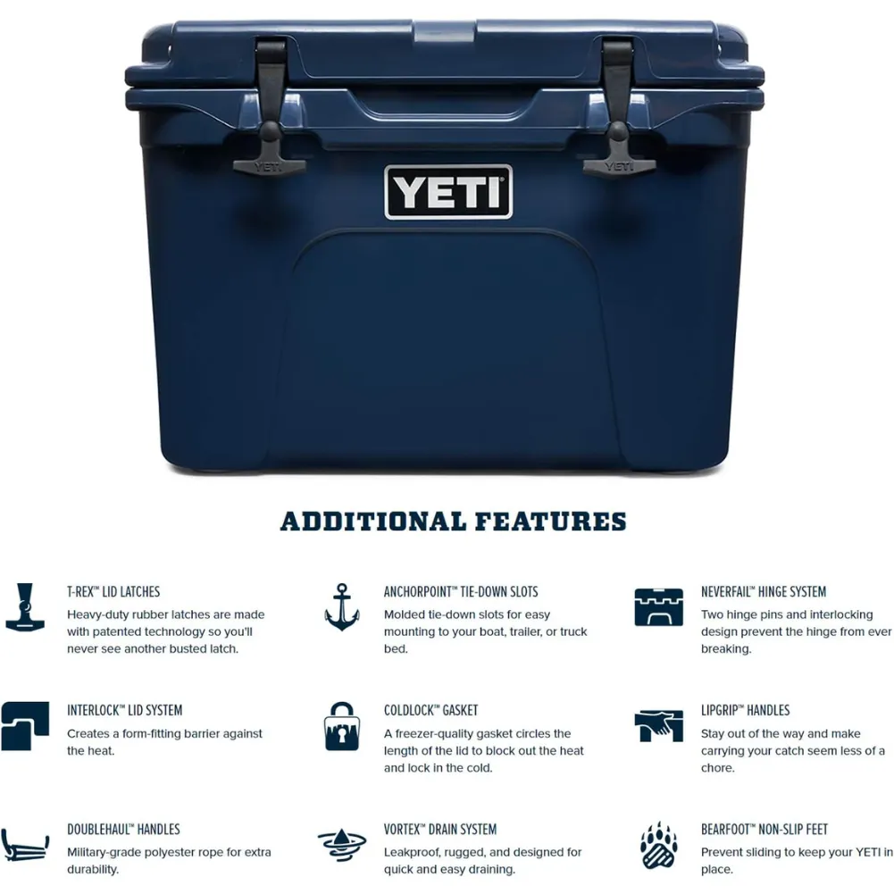 Yeti Tundra 35 Cool Box (Navy)