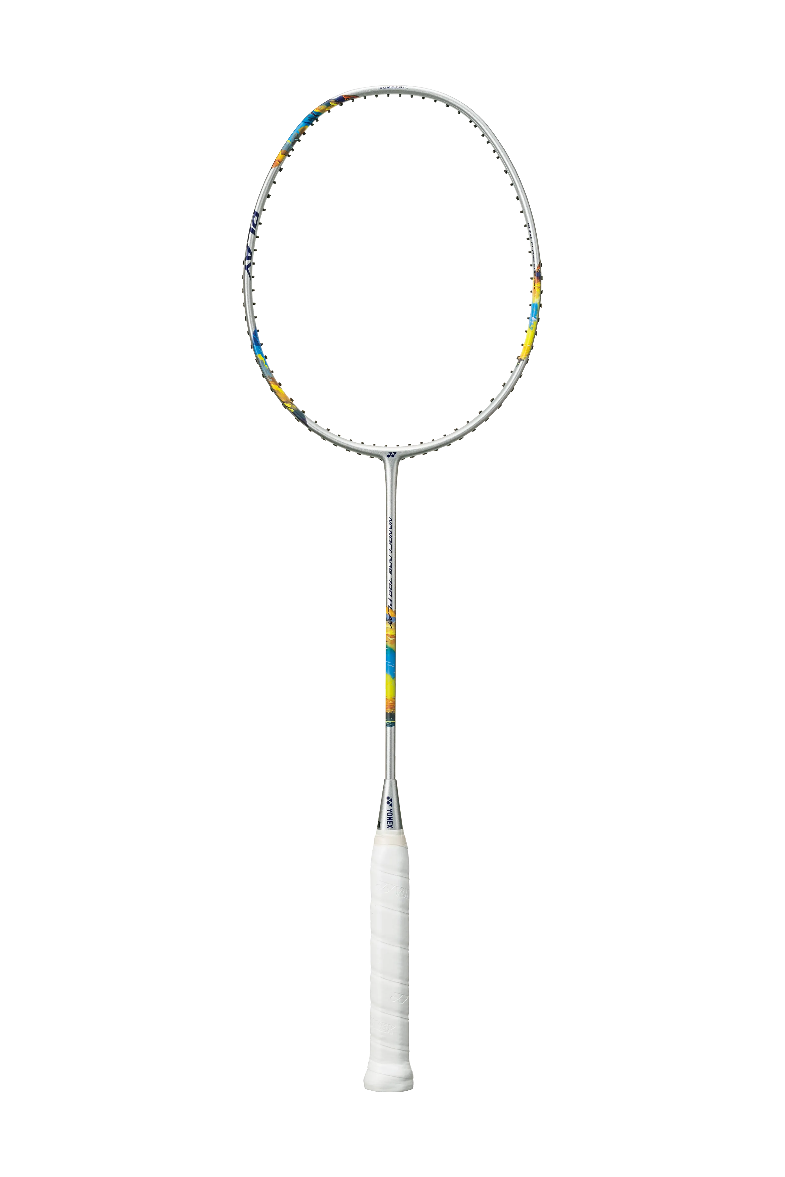 Yonex Nanoflare 700 Play (Silver/Sky Blue) Badminton Racket 2024